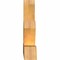 Ekena Millwork Saratoga Rough Sawn Timber Gable Bracket, Western Red Cedar, 72"W x 30"H x 6"D x 6"F, 10/12 Pitch GBW072X30X0606SAR00RWR - alternate 5